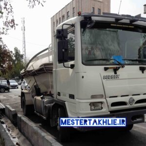 نمونه کار تخلیه چاه با تانکر در شمشک
